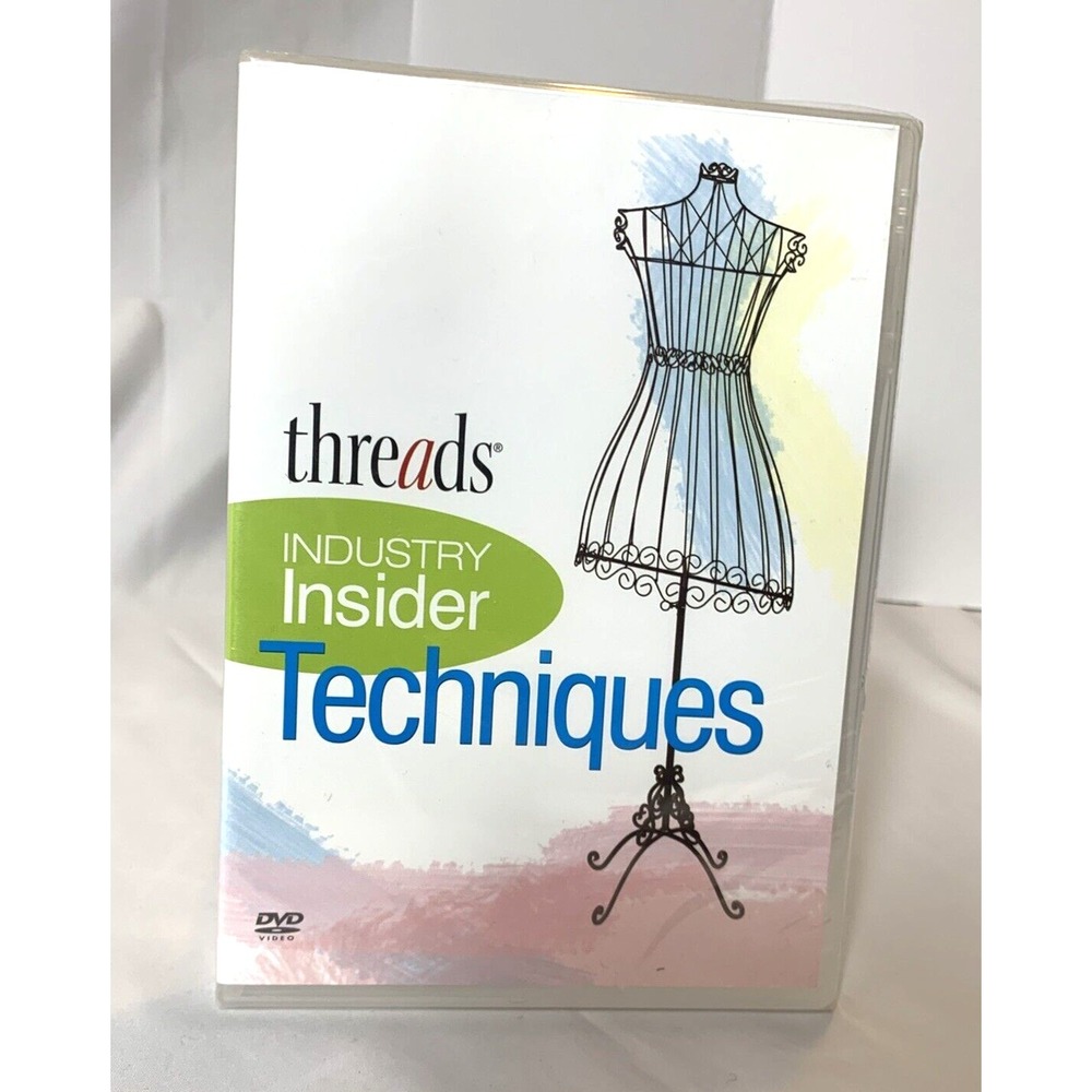 Threads Magazine Industry Insider‎ Techniques DVD NEW SEALED Sewing Clothing